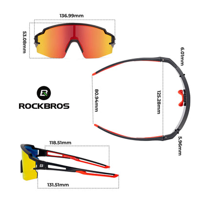 ROCKBROS Polarisierte Sport- und Fahrradbrille für Kinder