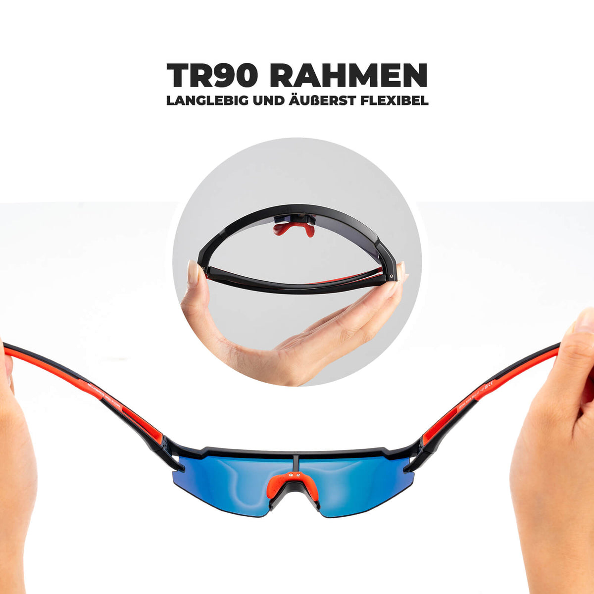 ROCKBROS Polarisierte Sport- und Fahrradbrille für Kinder