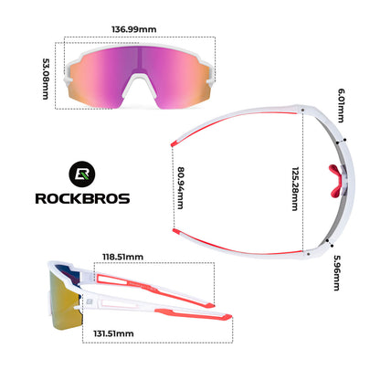 ROCKBROS Polarisierte Sport- und Fahrradbrille für Kinder