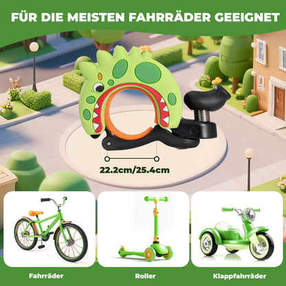 ROCKBROS Kinder Fahrradklingel Laut für Lenker 22,2-25,4mm