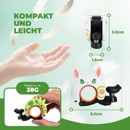 ROCKBROS Kinder Fahrradklingel Laut für Lenker 22,2-25,4mm