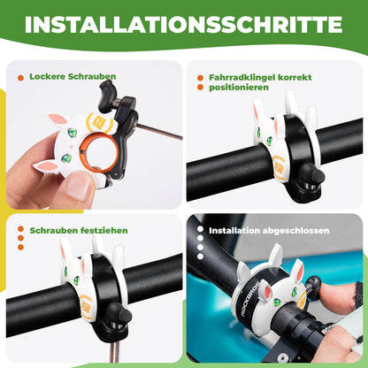 ROCKBROS Kinder Fahrradklingel Laut für Lenker 22,2-25,4mm