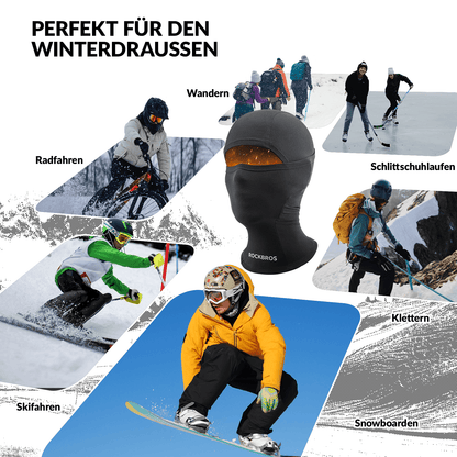 Kinder Winter Sturmhaube Balaclava Gesichtsmaske für Mädchen/Jungen ROCKBROS