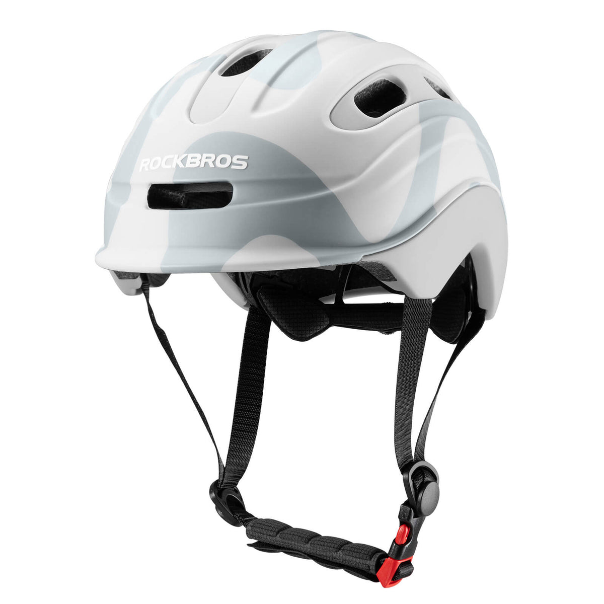 ROCKBROS Kinderhelm Rücklicht-Kompatibel 54–58 cm 6–18 Jahre