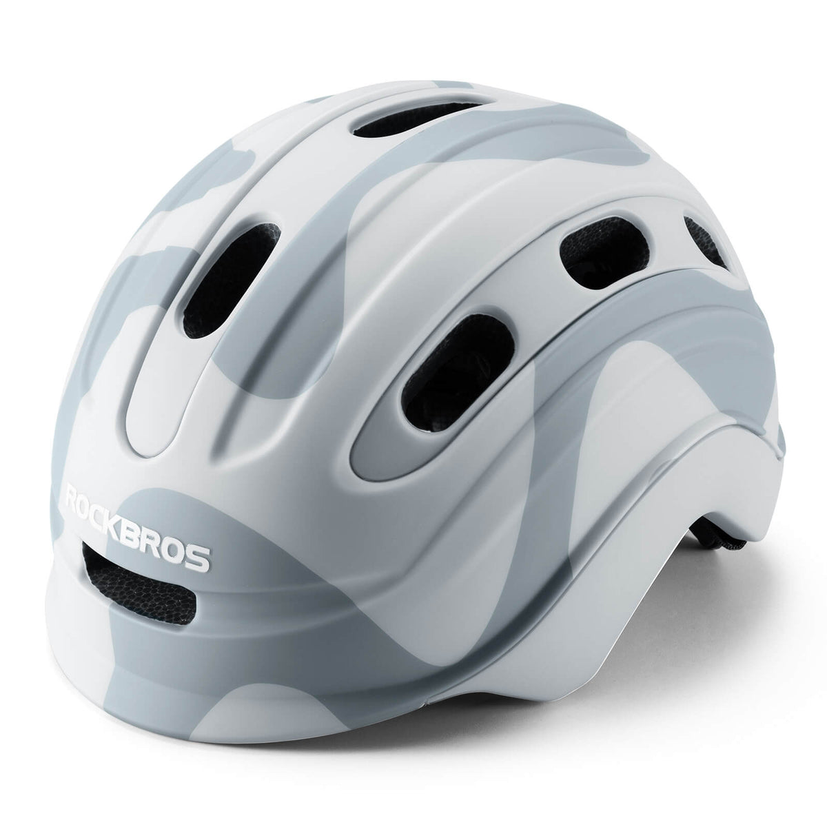 ROCKBROS Kinderhelm Rücklicht-Kompatibel 54–58 cm 6–18 Jahre