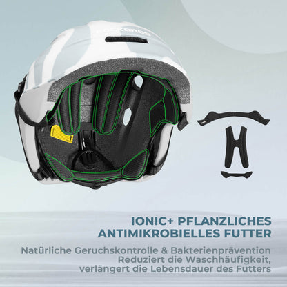 ROCKBROS Kinderhelm Rücklicht-Kompatibel 54–58 cm 6–18 Jahre