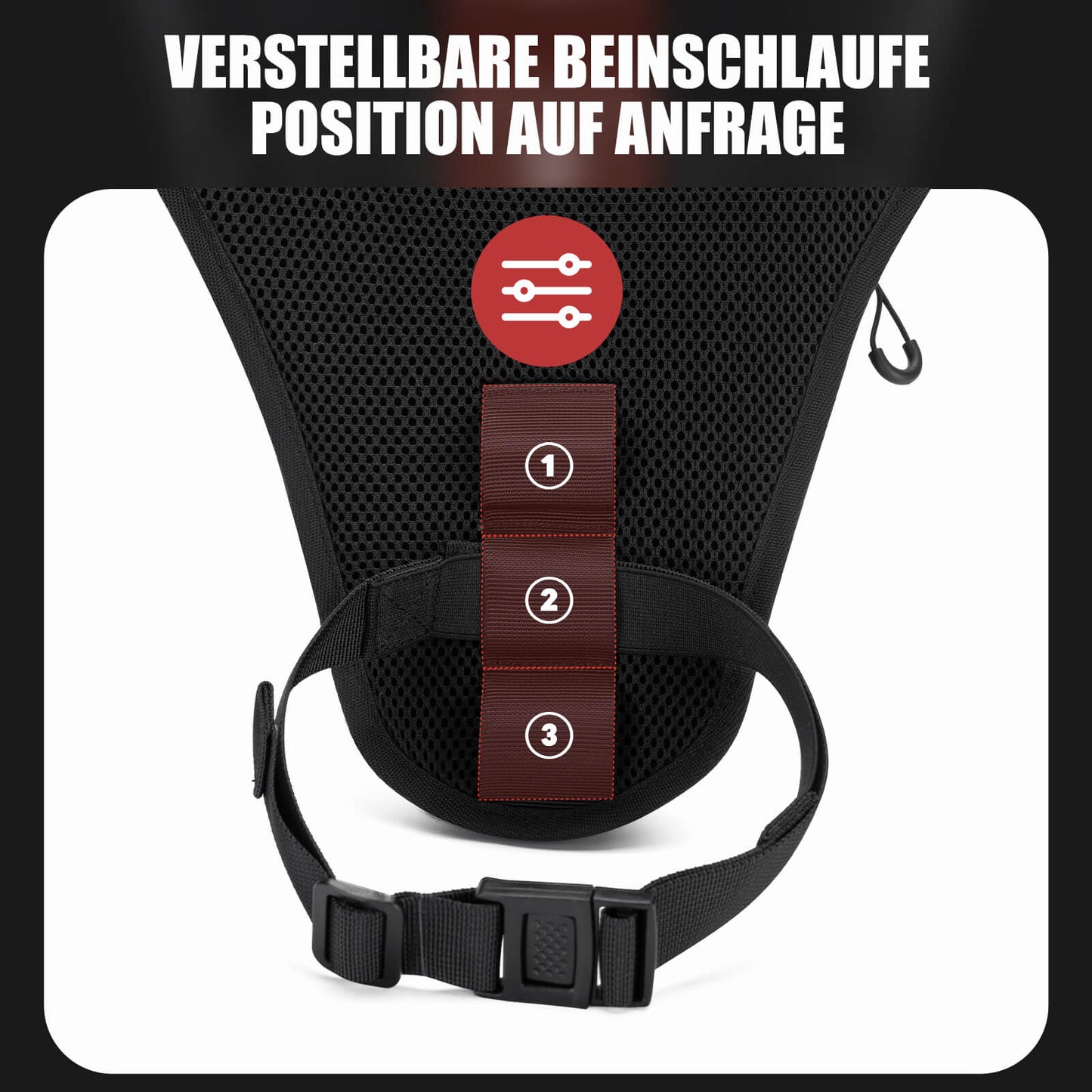 Motorrad Beintasche Beinbeutel Hüfttasche mit Schultergurte ROCKBROS