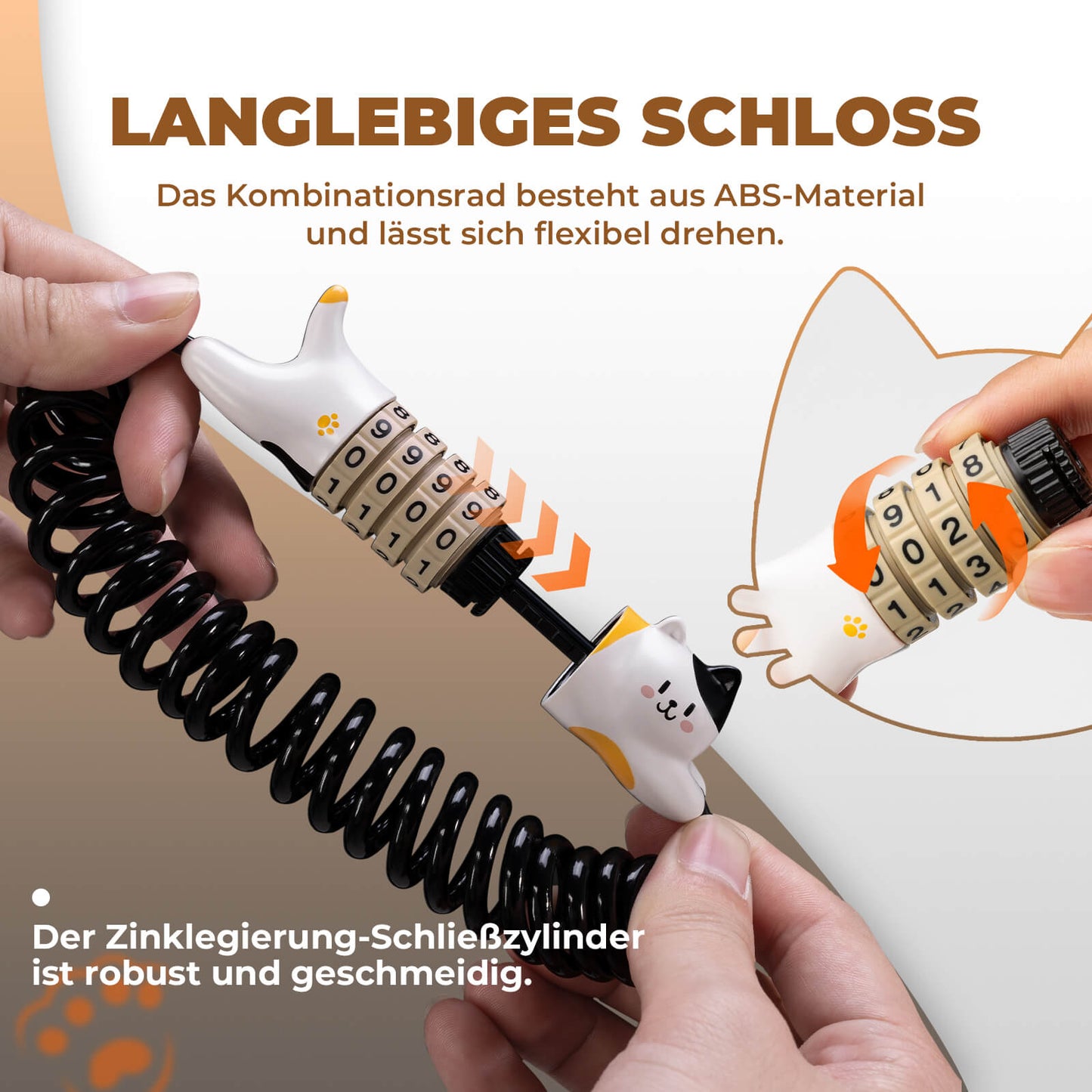 Multifunktional Fahrradschloss Kinder Zahlenschloss Helmschloss ROCKBROS