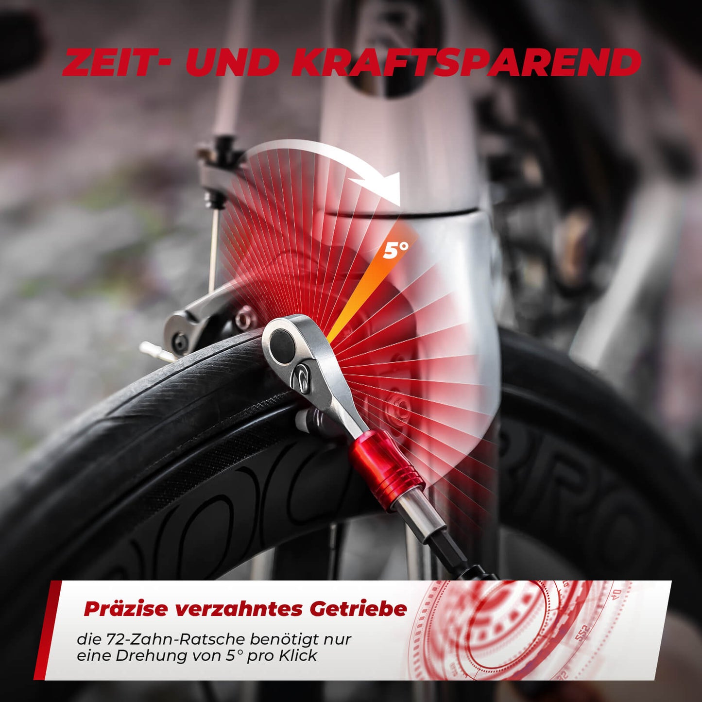 Ratschenschlüssel Set 1/4 Zoll Mini Reparatur Werkzeug ROCKBROS