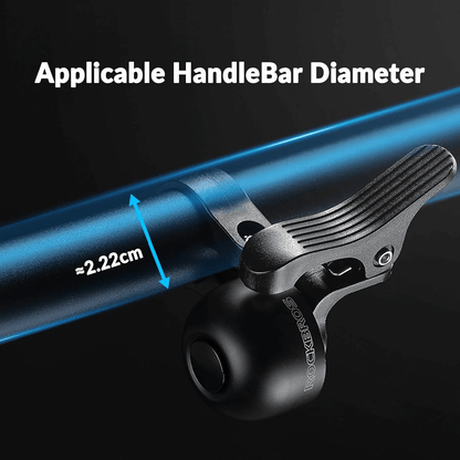 ROCKBROS Rennrad Fahrradklingel 100dB für gebogene Lenker 22,2mm