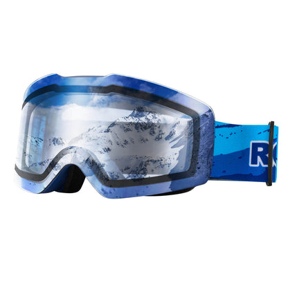 Skibrille Schneebrille Polarisierte Helmkompatible Sportbrille Skifahren ROCKBROS