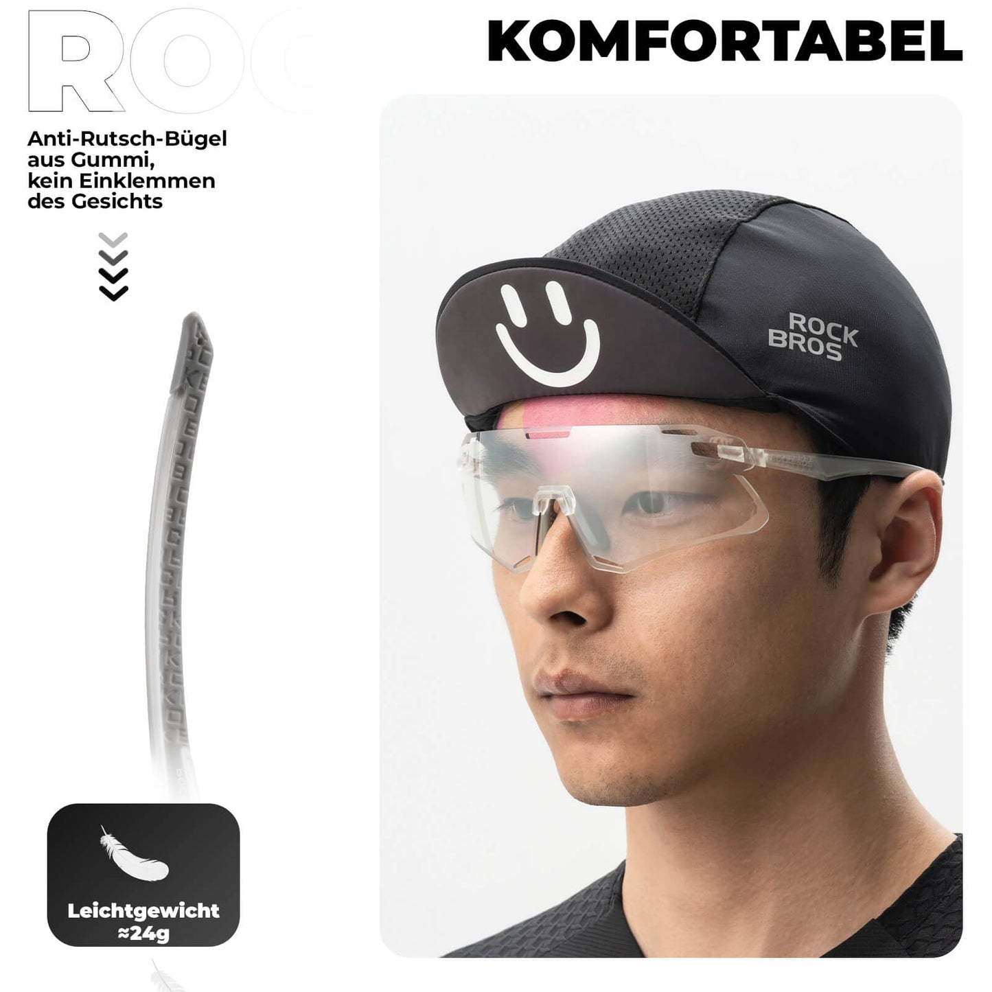 Sonnenbrille Winddichte Fahrradbrille für Outdoor-Sportarten ROCKBROS
