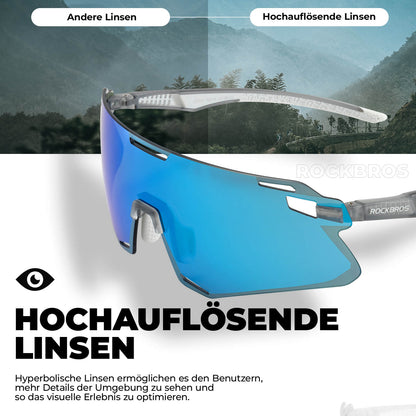 Sonnenbrille Winddichte Fahrradbrille für Outdoor-Sportarten ROCKBROS