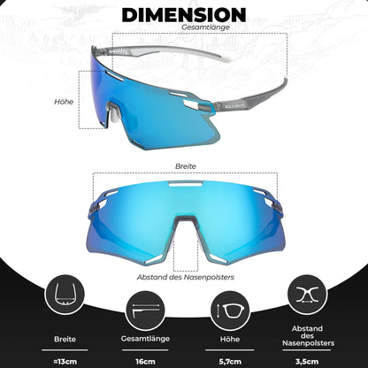 Sonnenbrille Winddichte Fahrradbrille für Outdoor-Sportarten ROCKBROS