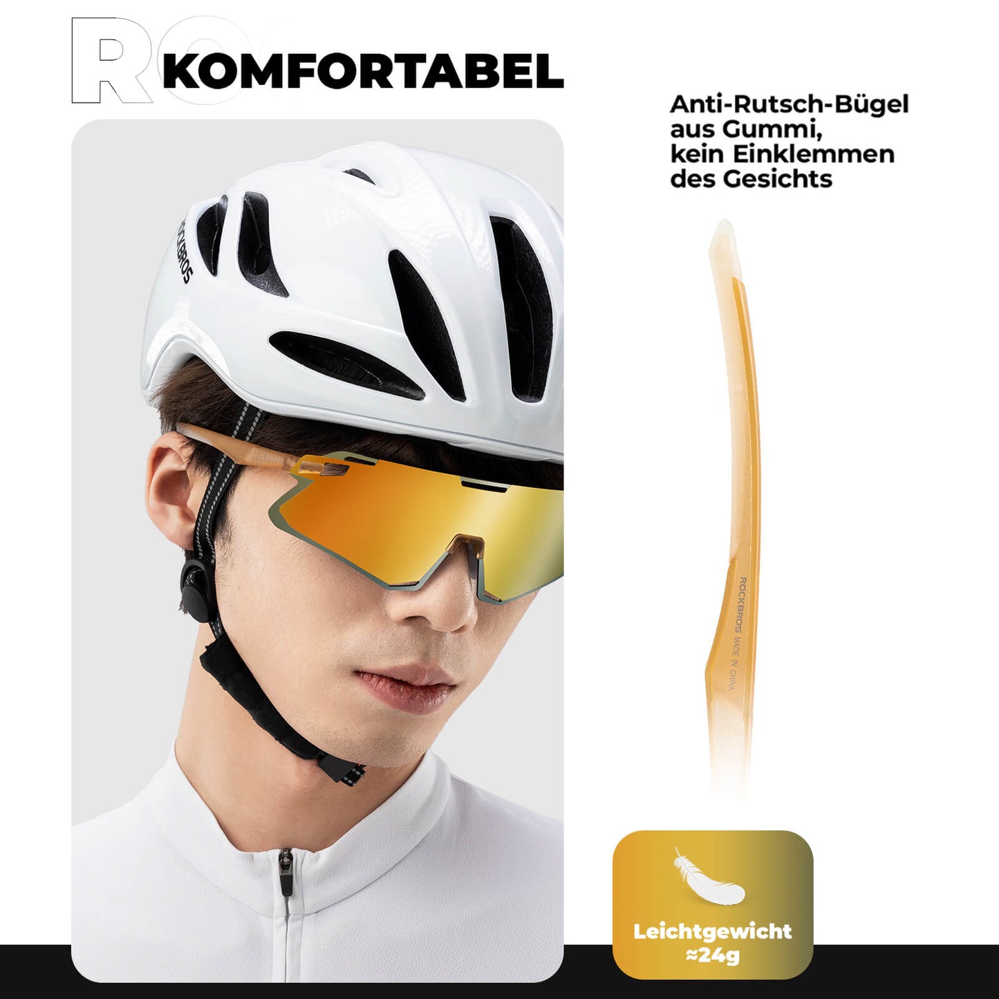 Sonnenbrille Winddichte Fahrradbrille für Outdoor-Sportarten ROCKBROS