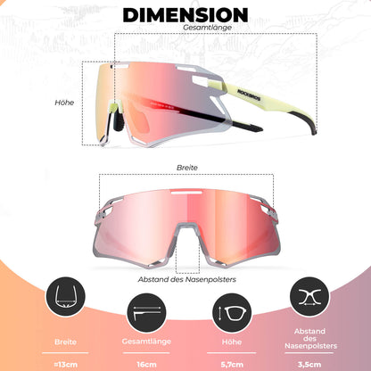Sonnenbrille Winddichte Fahrradbrille für Outdoor-Sportarten ROCKBROS