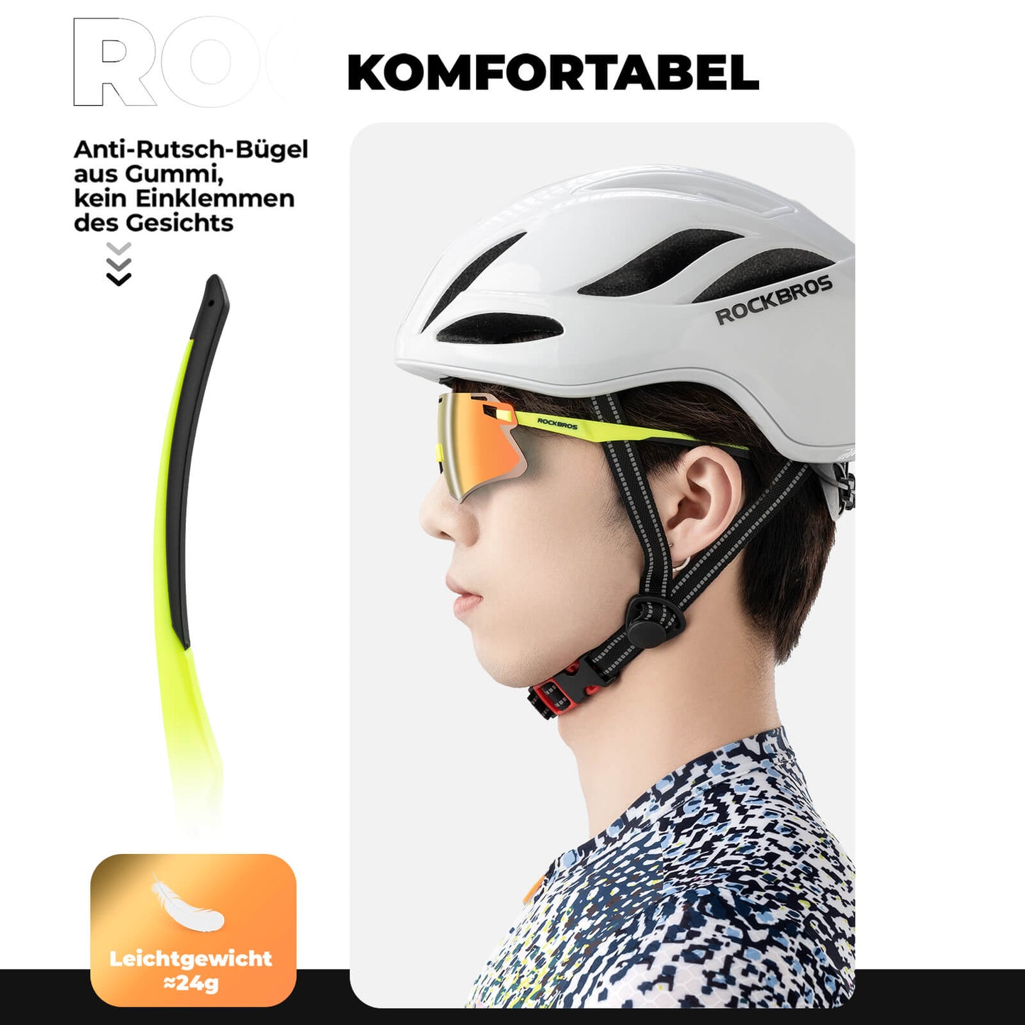 Sonnenbrille Winddichte Fahrradbrille für Outdoor-Sportarten ROCKBROS