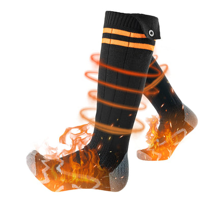 Sportsocken Fahrradsocken Winter Heizsocken Wiederaufladbar 5000mAh ROCKBROS