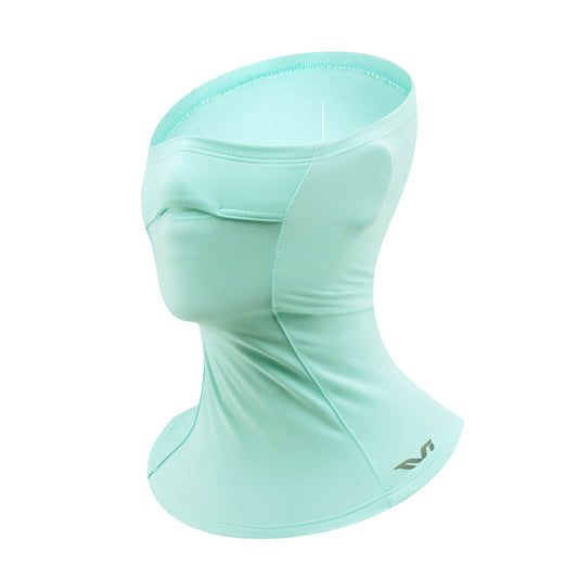 TVI Damen Sturmhaube Balaclava mit Pferdeschwanz-Öffnung Warm Grün ROCKBROS