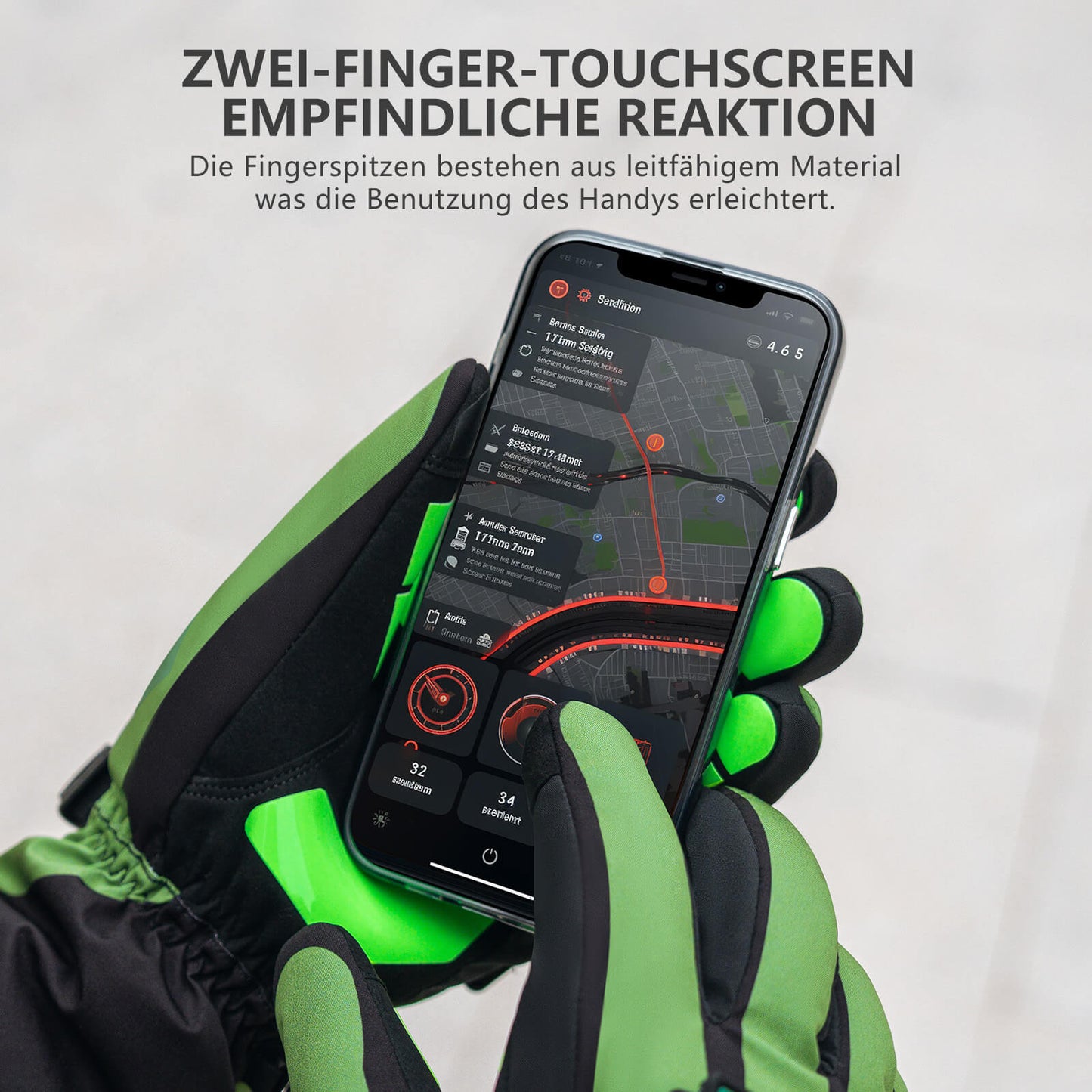 Winter Beheizte Fahrradhandschuhe Handschuhe 3 Heizstufen M-XL ROCKBROS