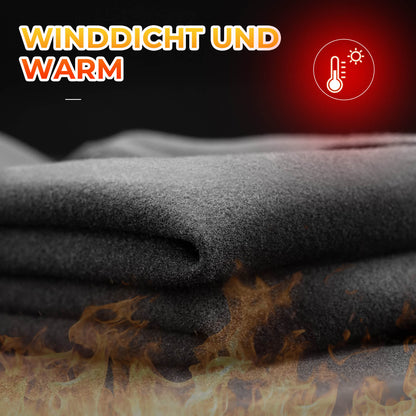 Winter Fahrradjacke Herren Winddicht Thermo Softshelljacke mit Kapuze ROCKBROS