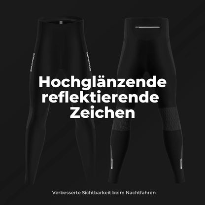 Winter Thermo-Fahrradhose Fleece-Kompressions-Leggings 3 Taschen ROCKBROS