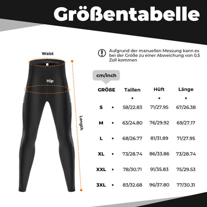 Winter Thermo-Fahrradhose Fleece-Kompressions-Leggings 3 Taschen ROCKBROS