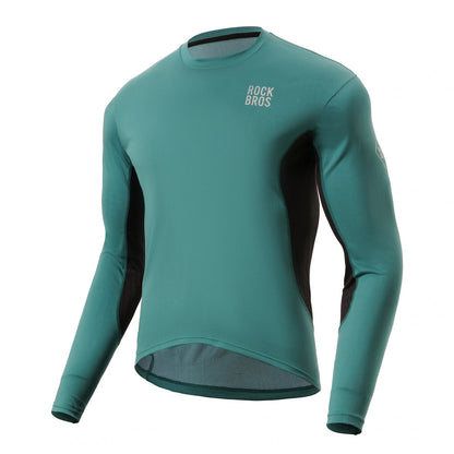 ROCKBROS Radtrikot Fahrradtrikot Langarm Herren