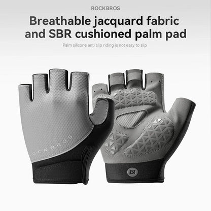 ROCKBROS S424 Halbfinger Radhandschuhe