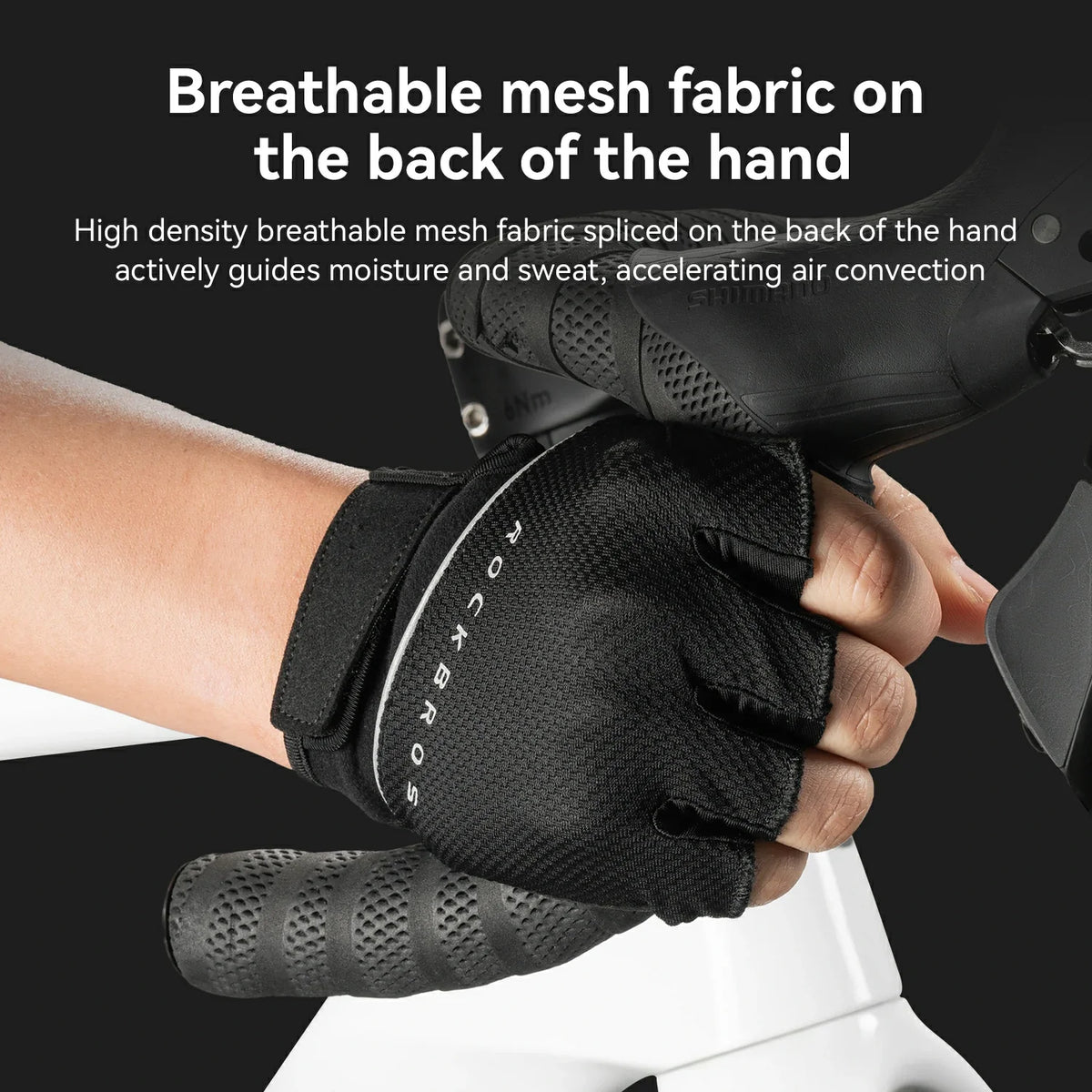 ROCKBROS S424 Halbfinger Radhandschuhe