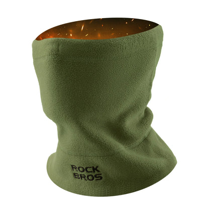ROCKBROS Winter Schlauchschal Fleece Halswärmer, Winddichtes Multifunktionstuch