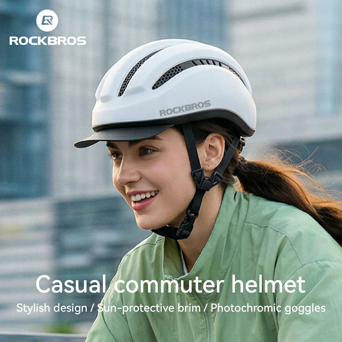 ROCKBROS Urban Cycling Leichter Fahrradhelm