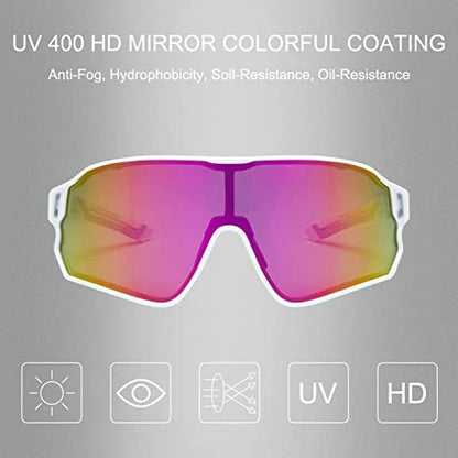 ROCKBROS 10134 Fahrradbrille Polarisiert Sonnenbrille mit UV400-Schutz