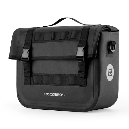 ROCKBROS Fahrrad/Motorrad Gepäcktasche 600D Packtasche 9-15L Wasserabweisend