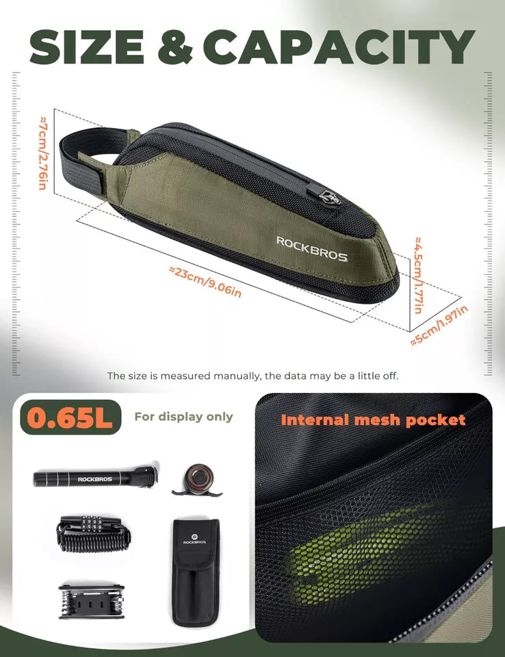 unterrohrtasche rennrad ROCKBROS Rahmentasche Unterrohrtasche Fahrradtasche Rennrad MTB – futurebikeshop.de