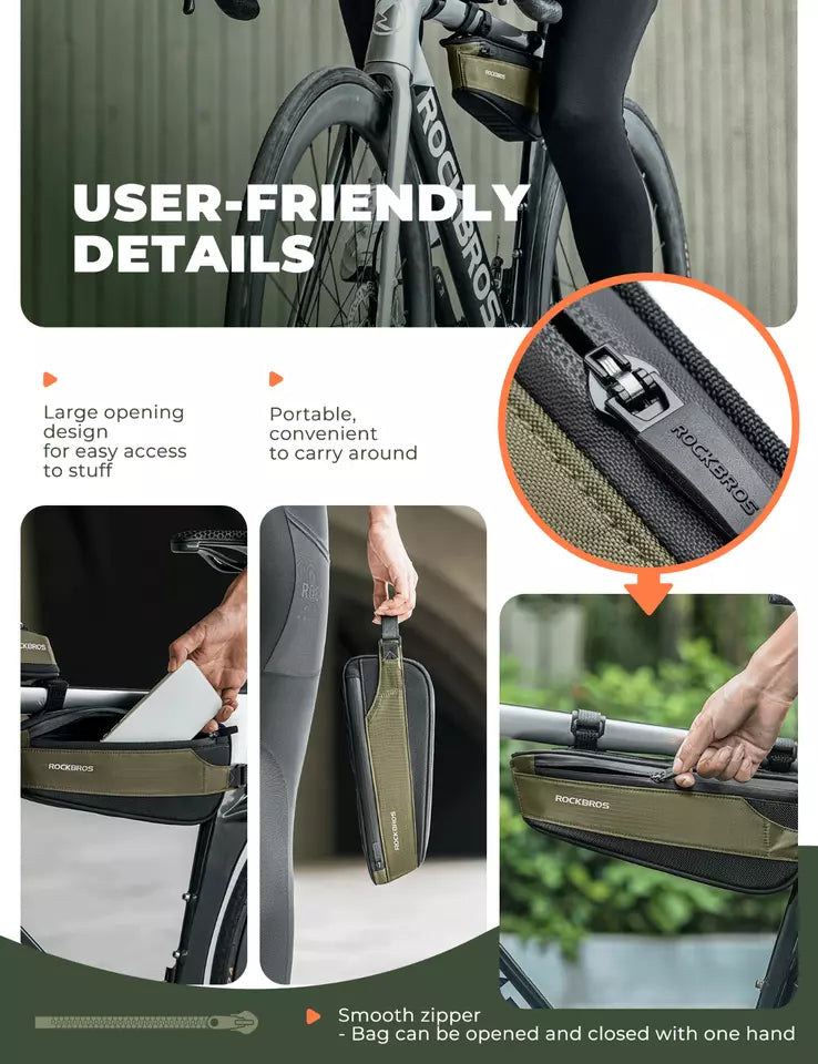 fahrradtasche rennrad ROCKBROS Rahmentasche Unterrohrtasche Fahrradtasche Rennrad MTB – futurebikeshop.de