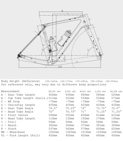 RINOS Kohlefaser Gravel Bike Sandman 4.0 Shimano GRX400