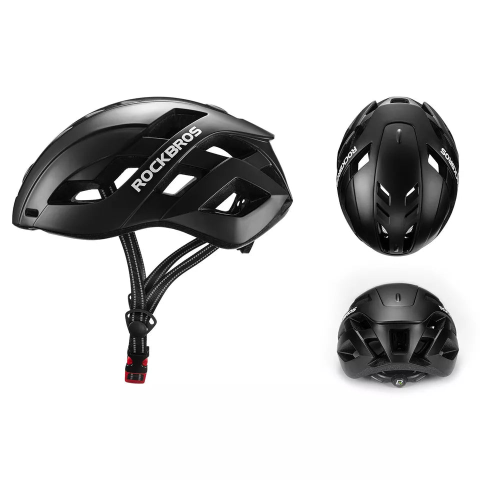 ROCKBROS Fahrradhelm Bike Helm mit Abnehmbarer Magnetischer Abdeckung Helm MTB