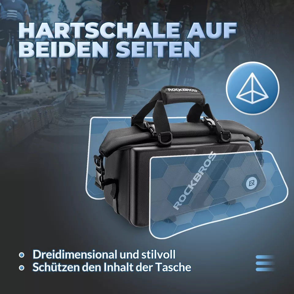 hinterrad fahrradtaschen ROCKBROS Gepäcktasche Fahrrad Hinterrad Packtaschen 11.6L Satteltasche – futurebikeshop.de