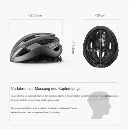 ROCKBROS Fahrradhelm Radhelm Unisex Schutzhelm für Mountainbike Rennrad Helm