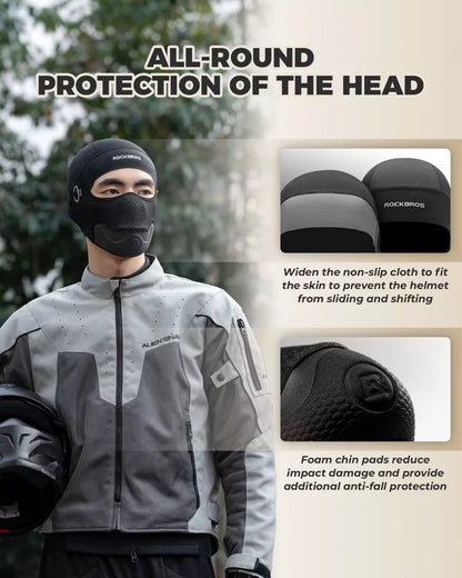 ROCKBROS Motorrad Kopfhaube Sturmhaube Warm Fleece Fahrrad Balaclavas