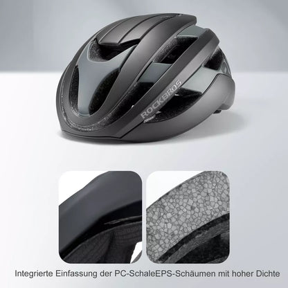 ROCKBROS Fahrradhelm Radhelm Unisex Schutzhelm für Mountainbike Rennrad Helm