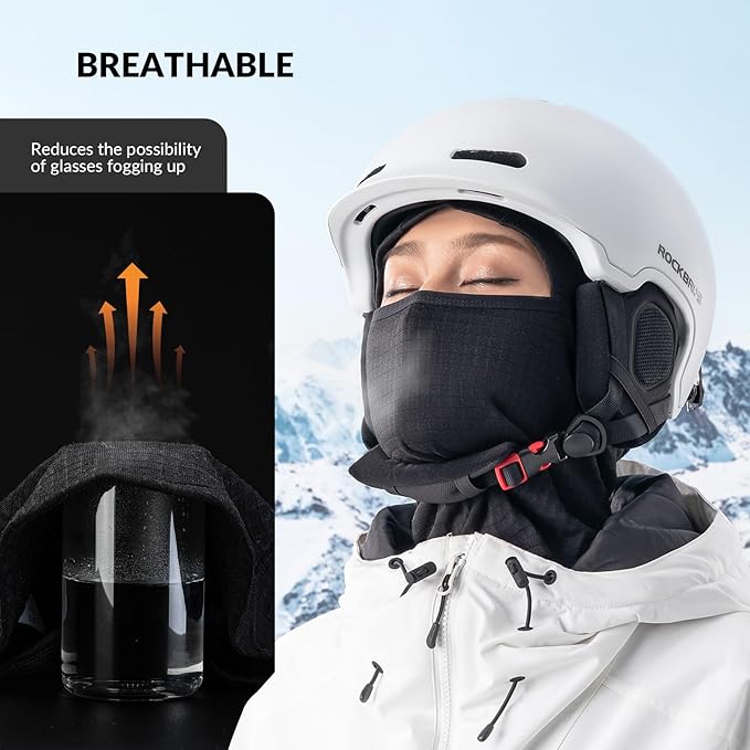 Balaclava Sturmhaube – Winddicht, Aus Polarfleece, Für Ski, Motorrad & Outdoor, Einheitsgröße, Grau