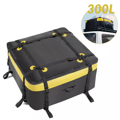 ROCKBROS 300L Autodachtasche wasserdichte Autogepäcktasche Dachkoffer faltbar PVC