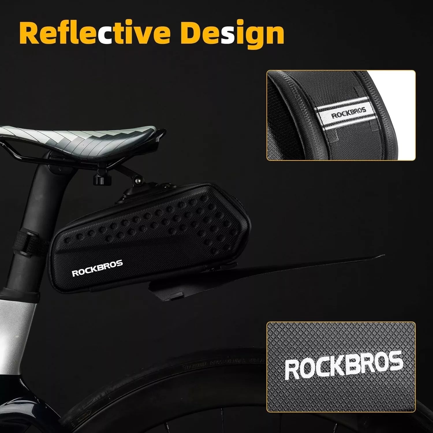 fahrradtasche hartschale ROCKBROS Satteltasche Hartschale Fahrradtasche mit Schutzblech & Schne – futurebikeshop.de