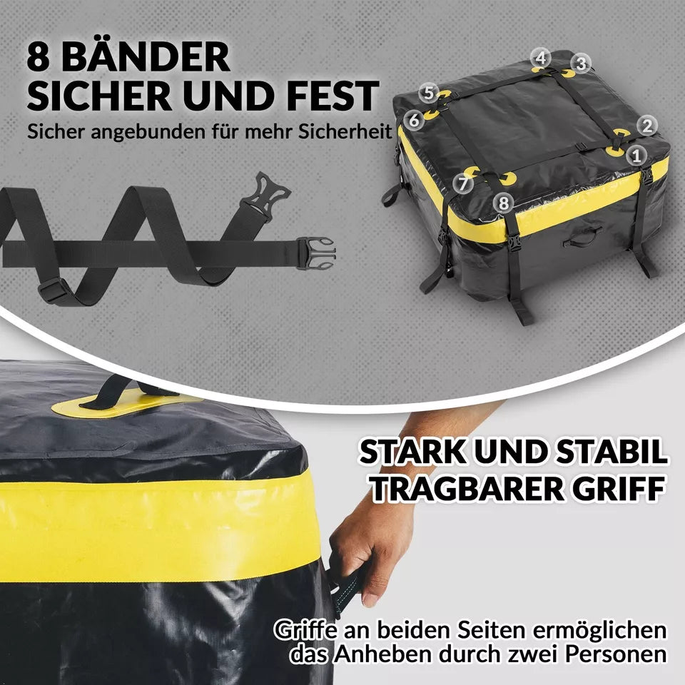 ROCKBROS 300L Autodachtasche wasserdichte Autogepäcktasche Dachkoffer faltbar PVC