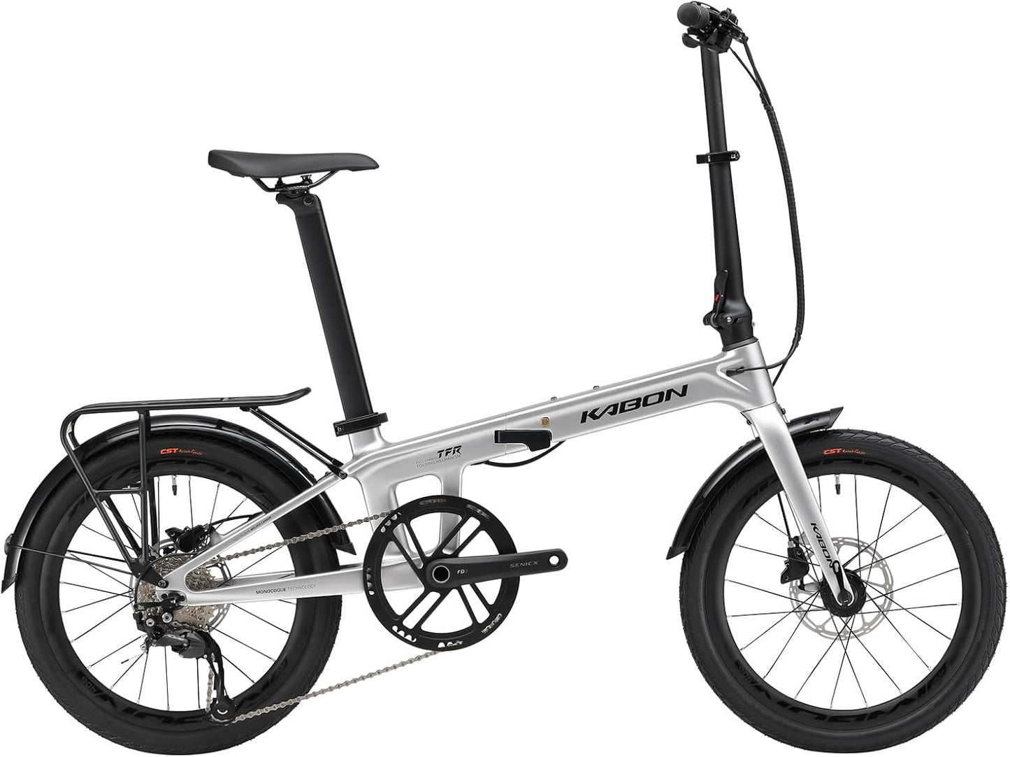 KABON City Faltrad Carbon Shimano Altus 9S 20 Zoll