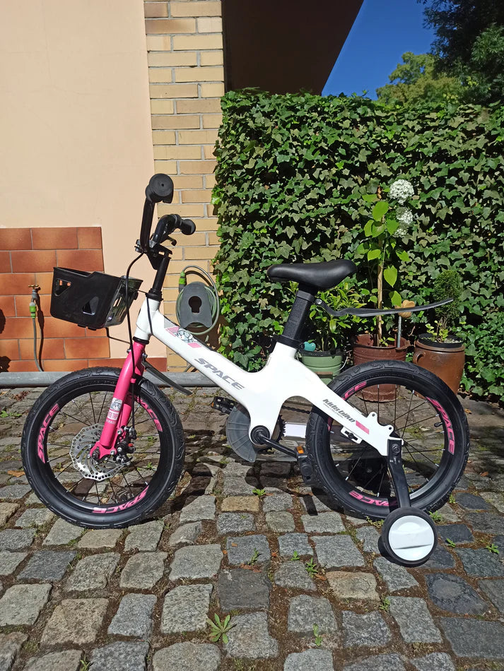 SKYS Kinderfahrrad von 3 bis 9 Jahren 14/16/18 Zoll Rosa –