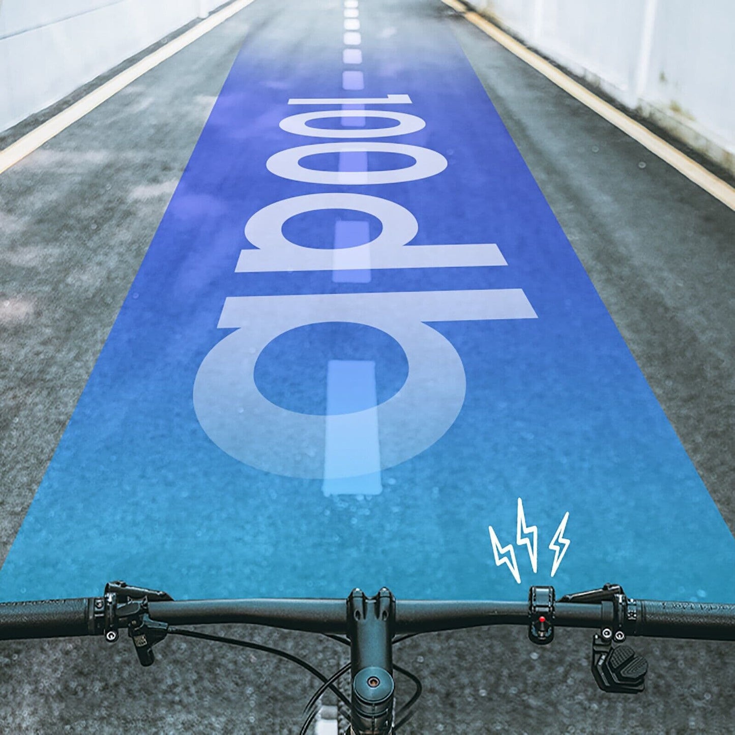 100dB Versteckte Fahrradklingel Regenfest und Rostfrei ROCKBROS