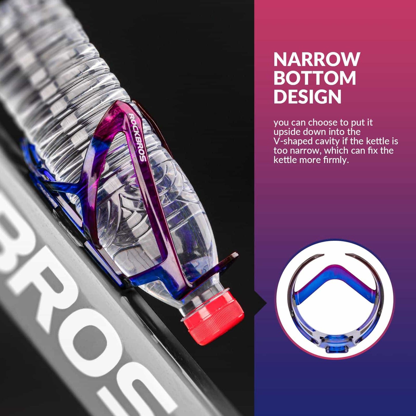 35g Leicht PC Fahrrad Flaschenhalter ROCKBROS